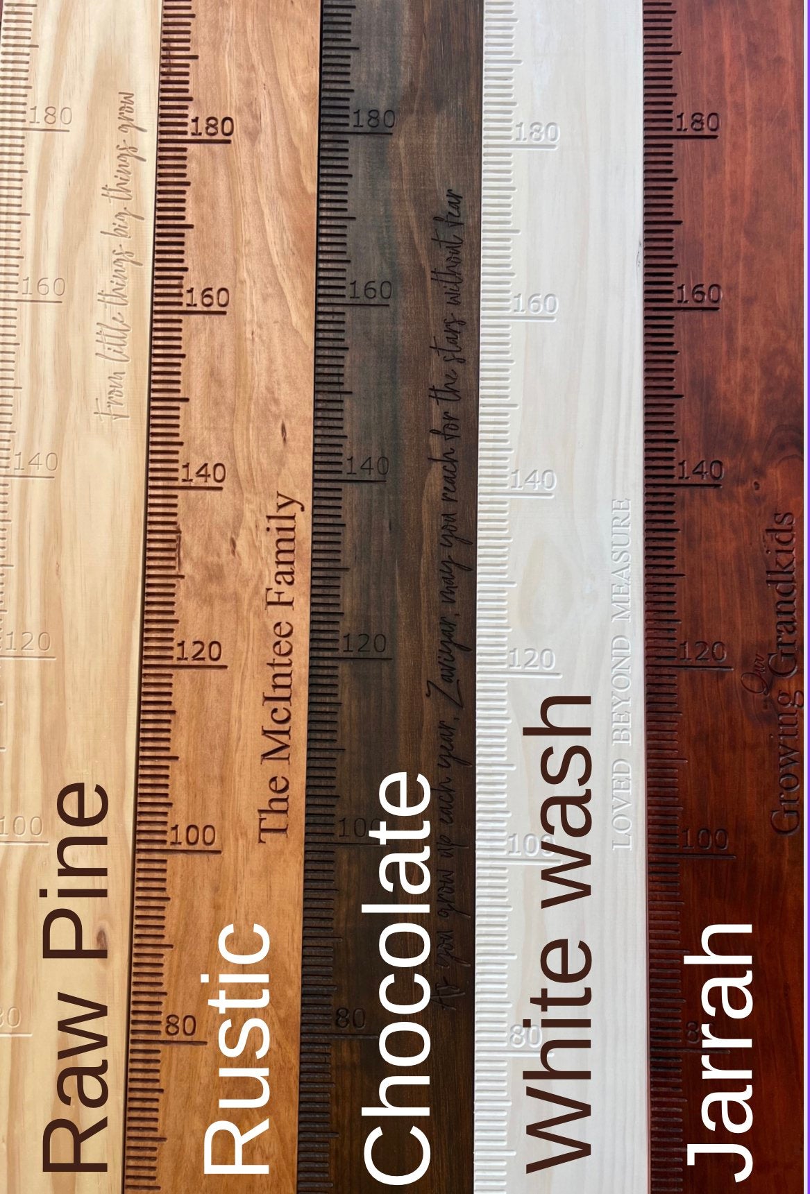 Premium Engraved Height Ruler